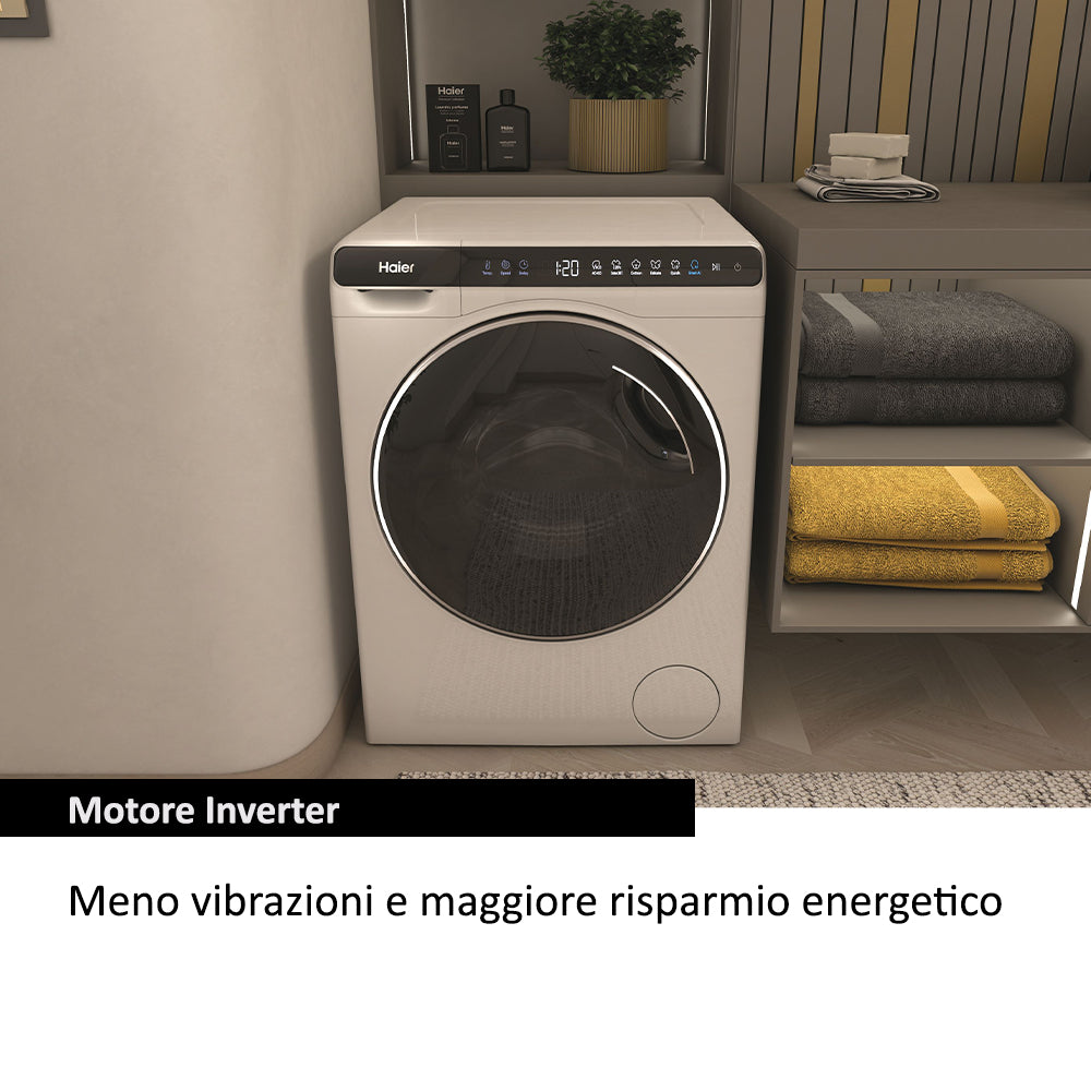 Haier MiniDrum, Lavatrice, 5kg, Classe A, Bianco, HW50-BP12307-S