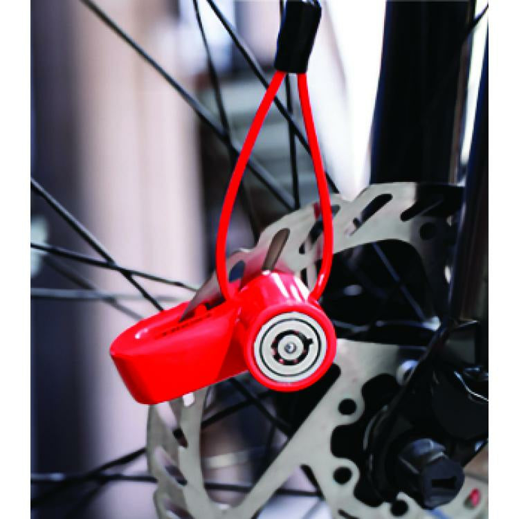 New Majestic 755450RD antifurto per bicicletta Rosso
