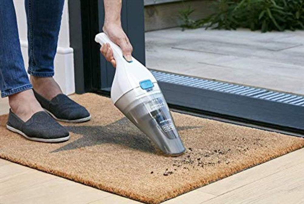 Black & Decker NVC115JL aspirapolvere senza filo Grigio, Bianco Senza sacchetto