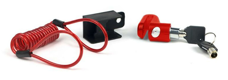 New Majestic 755450RD antifurto per bicicletta Rosso