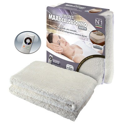 Imetec 16175 scaldaletto Coperta elettrica 300 W Bianco Tessuto