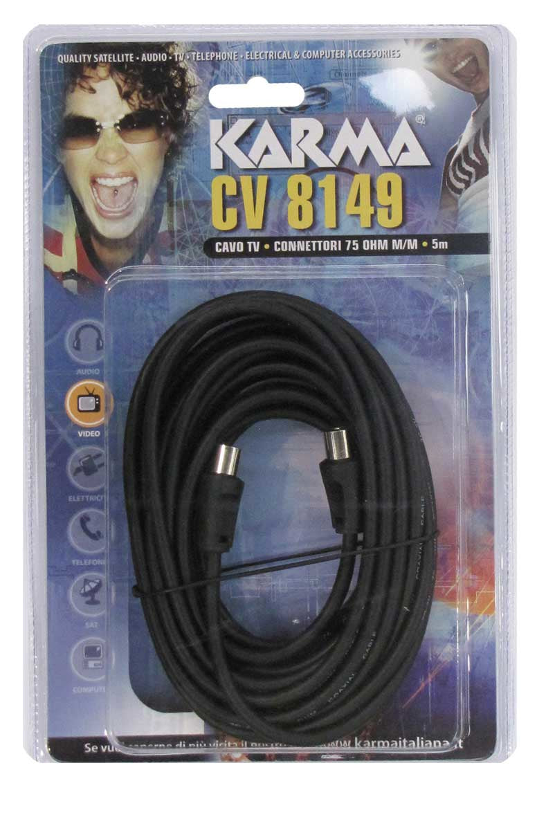 Karma Italiana CV 8149 Cavo S-video Bianco
