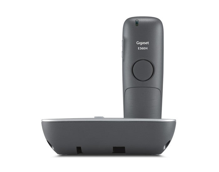 Gigaset E 560 A telefono Telefono DECT Identificatore di chiamata Nero, Argento