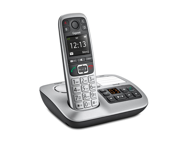 Gigaset E 560 A telefono Telefono DECT Identificatore di chiamata Nero, Argento