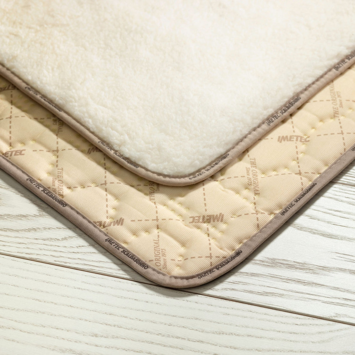 Imetec Scaldasonno Express Riscaldaletto elettrico 100 W Beige Tessuto, Lana