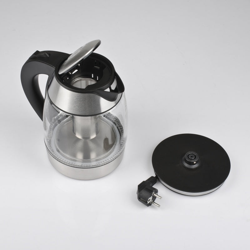 G3 Ferrari BolleBlu bollitore elettrico 1,8 L 2200 W Nero, Acciaio inox, Trasparente