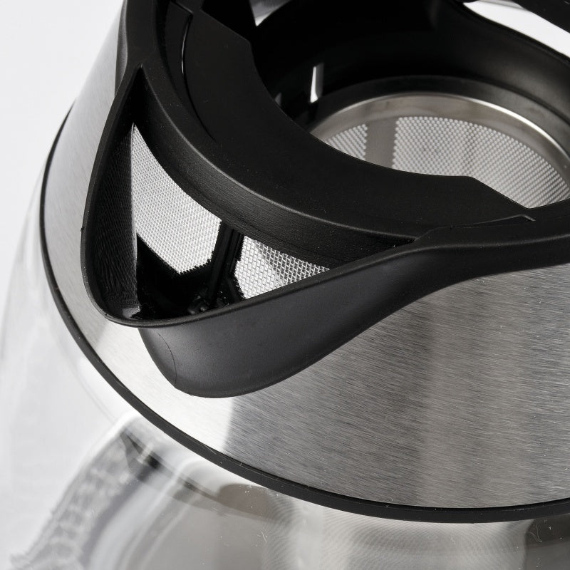 G3 Ferrari BolleBlu bollitore elettrico 1,8 L 2200 W Nero, Acciaio inox, Trasparente