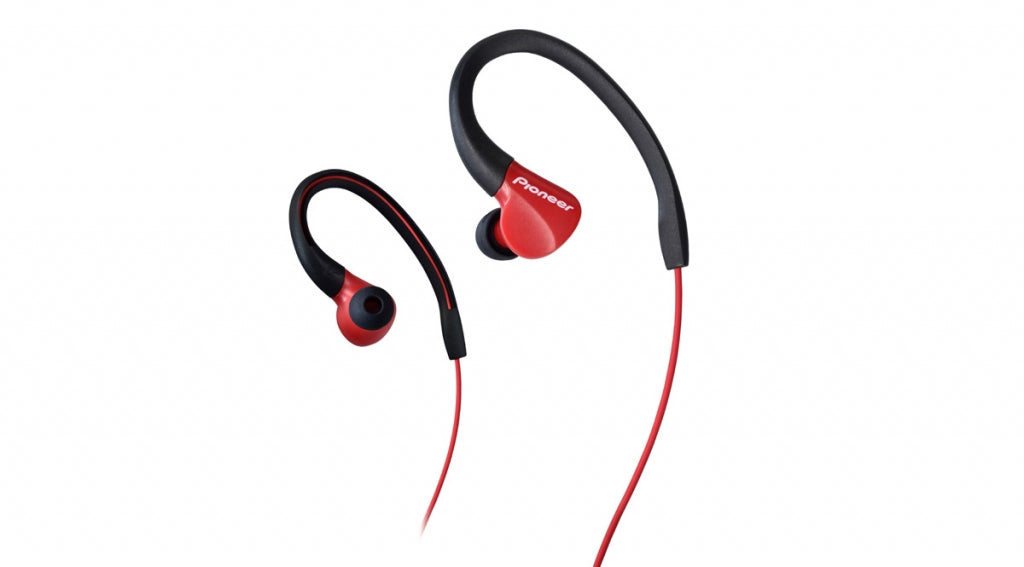 Pioneer SE-E3 Cuffie Cablato In-ear, Passanuca Sport Rosso