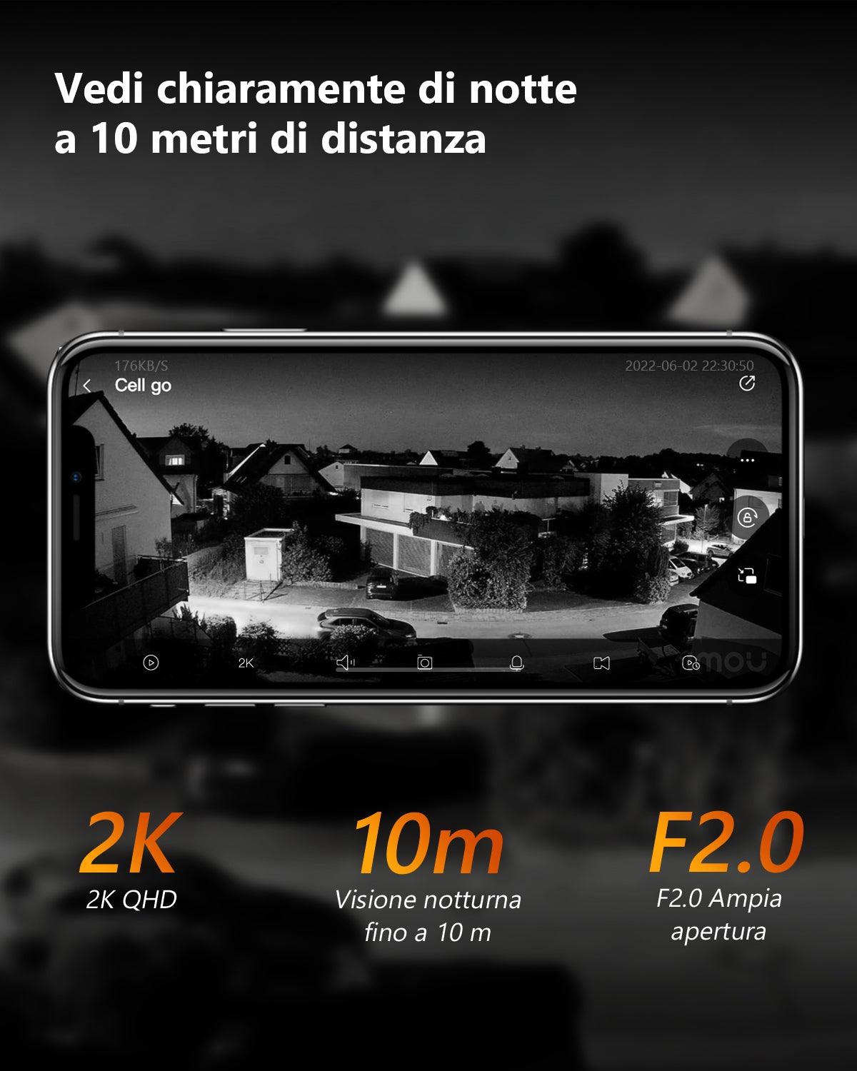 Imou Cell Go - Telecamera a batteria da 3MP 100% senza fili - Funzione VLOG per trasformarla in una Trap Cam.