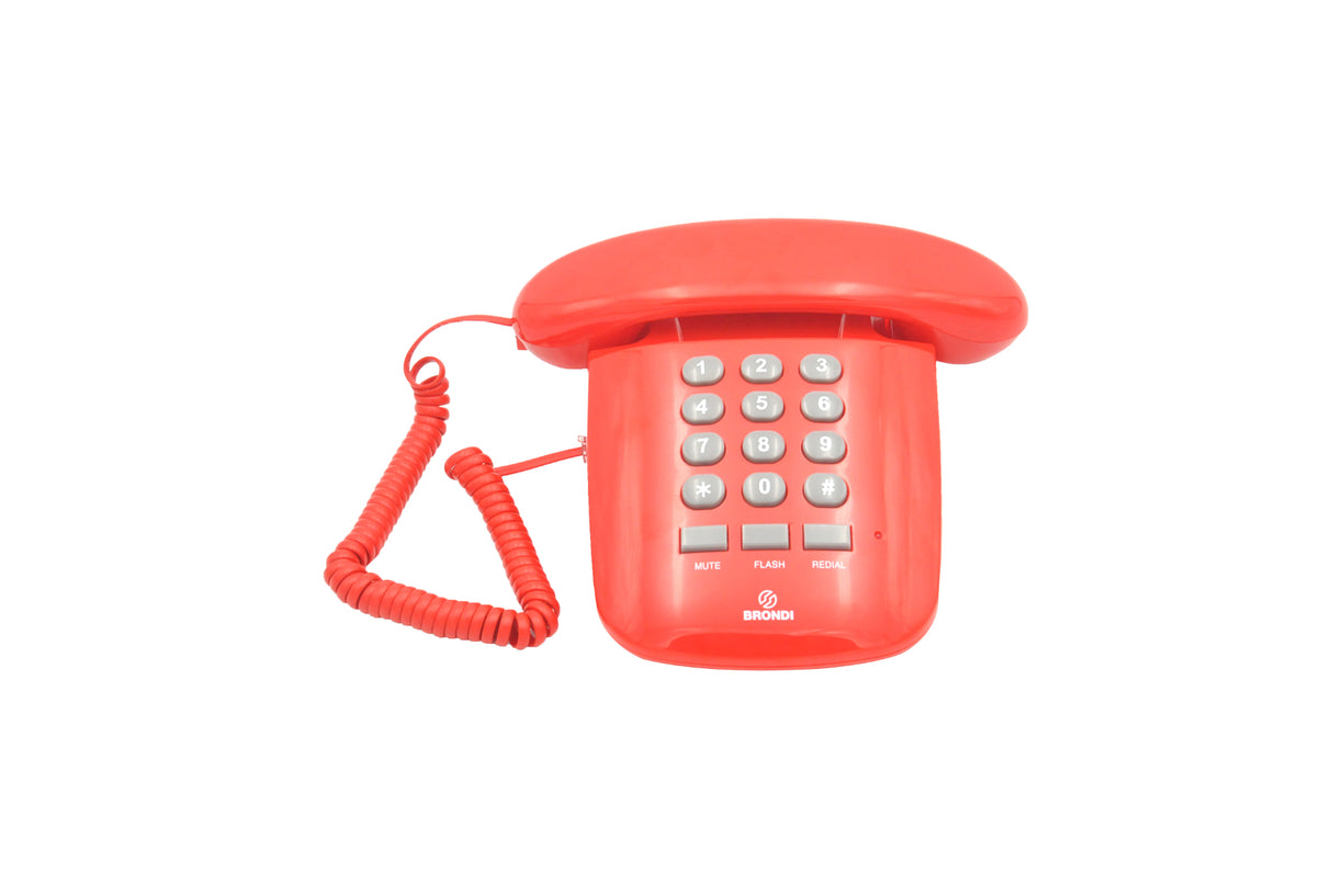 Brondi SOLE Telefono DECT Rosso