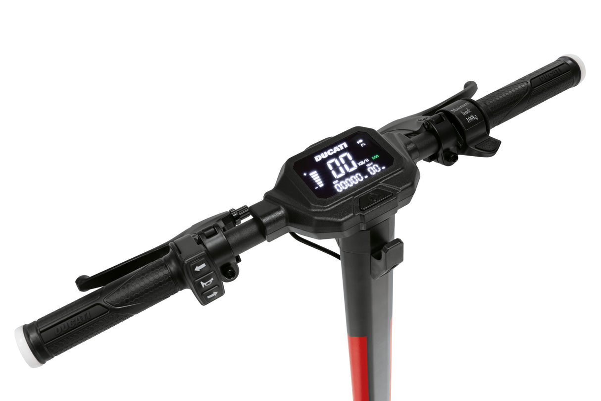 Ducati DU-MO-240009 monopattino elettrico Nero, Grigio, Rosso 25 km/h 10,4 Ah