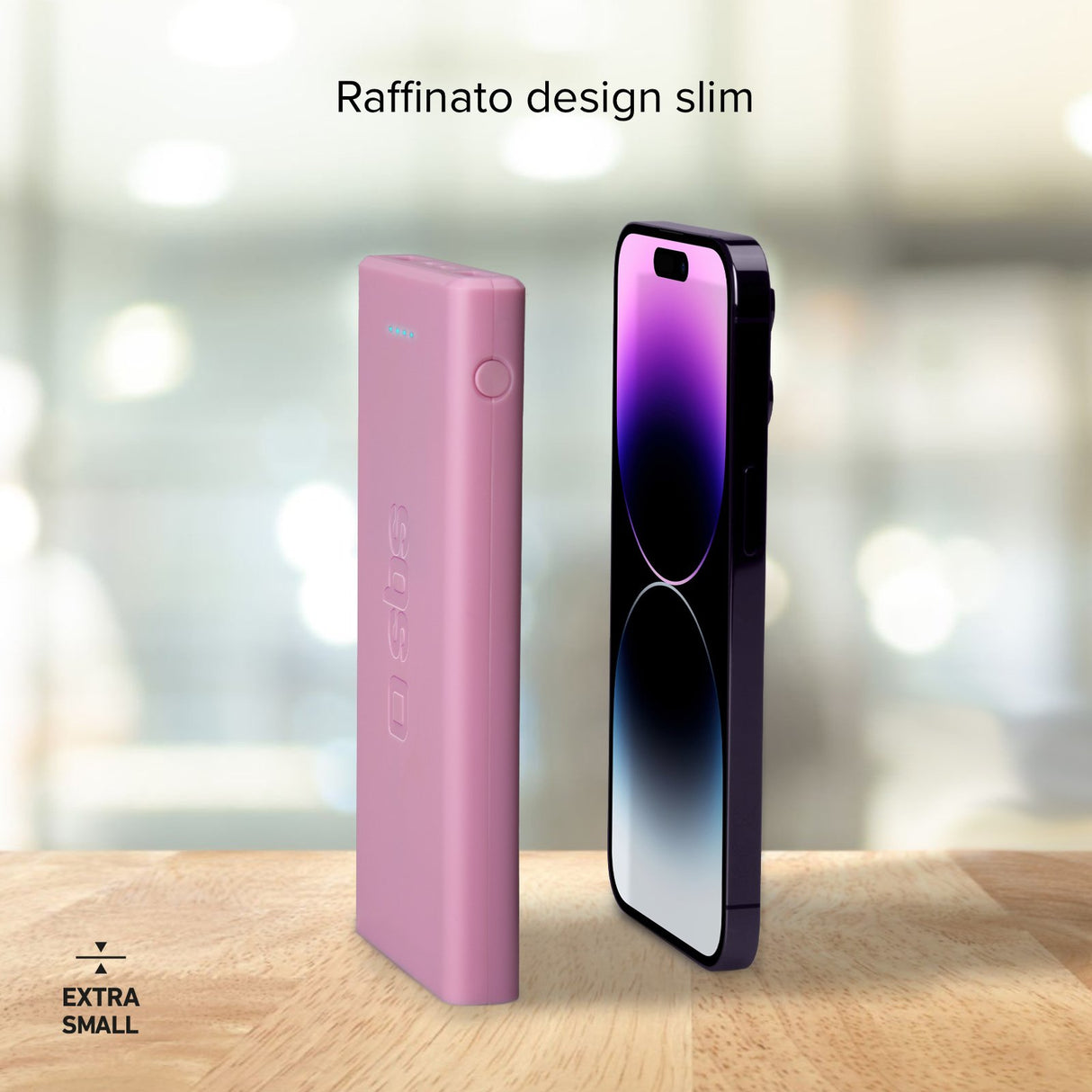 SBS TTBB10000FASTP batteria portatile Polimeri di litio (LiPo) 10000 mAh Rosa