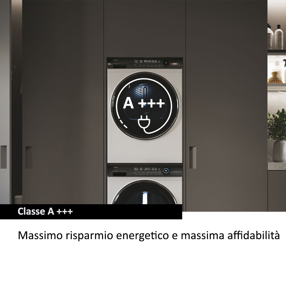 Haier I-Pro Series 7 Plus HD90-A3Q979U1 asciugatrice Libera installazione Caricamento frontale 9 kg A+++ Bianco