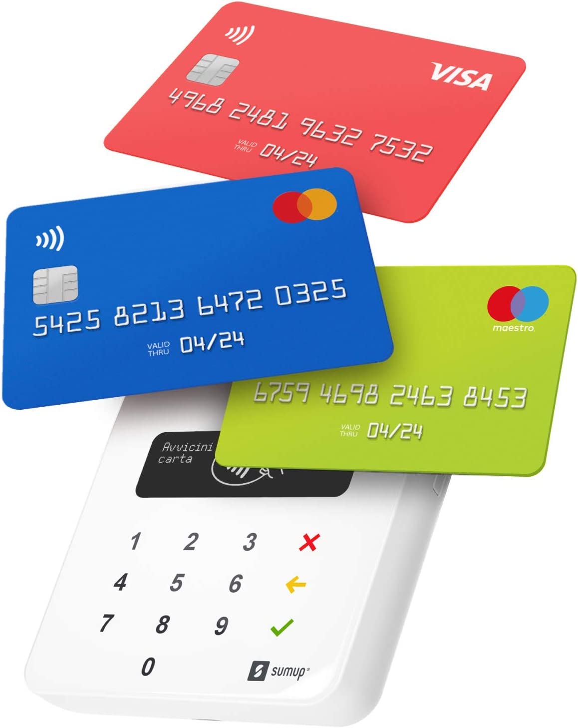 SumUp Air lettore di card readers Interno/esterno Bluetooth Bianco