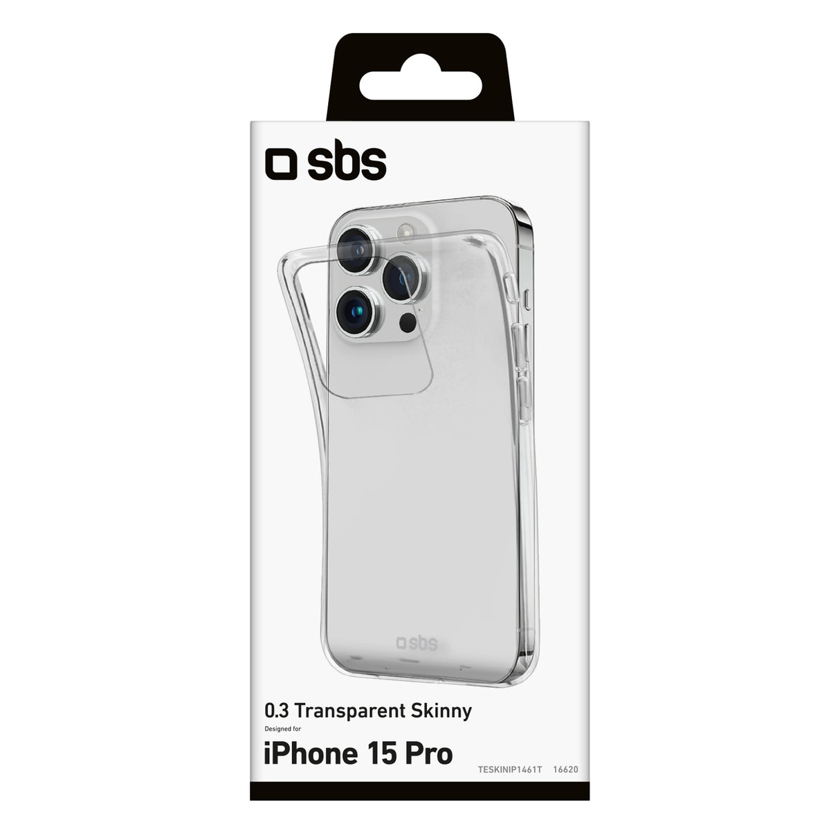 SBS TESKINIP1561PT custodia per cellulare 15,5 cm (6.1") Cover Trasparente