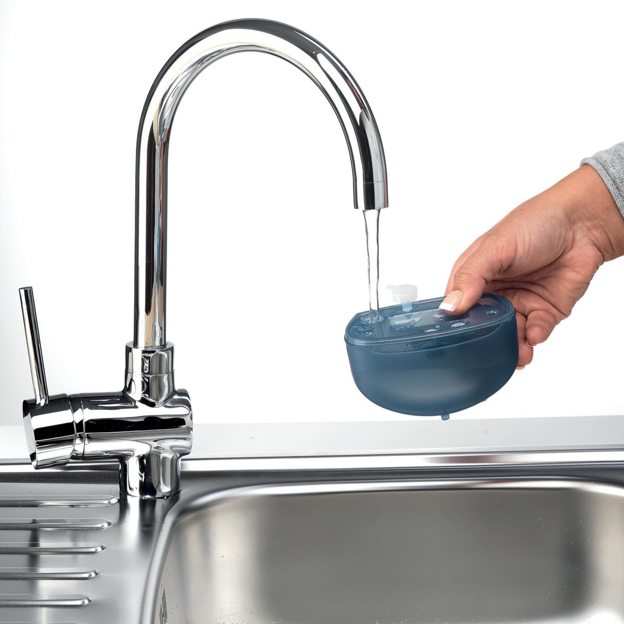 Ariete 6246 Duetto Garment Iron - Stiratrice Verticale e Ferro da Stiro con piastra in Ceramica antiaderente - 1000 Watt - Bianco e Blu