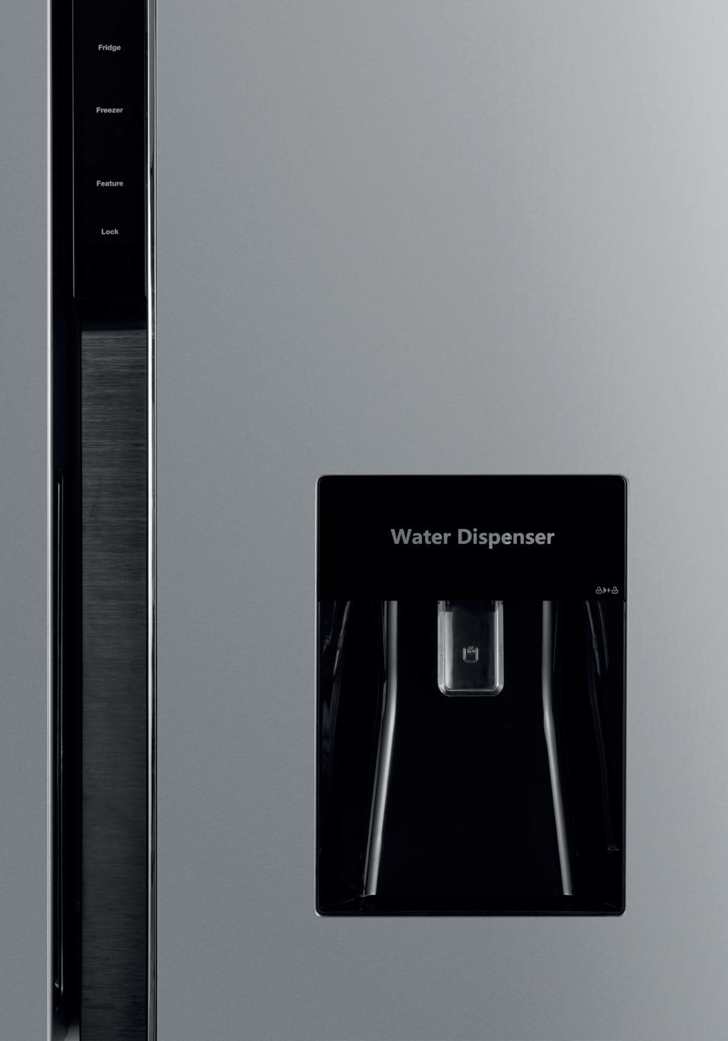 GRF CC83836DX frigorifero side-by-side Libera installazione 432 L E Acciaio inox