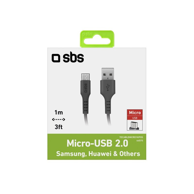 SBS Cavo dati e ricarica USB 2.0 e Micro USB