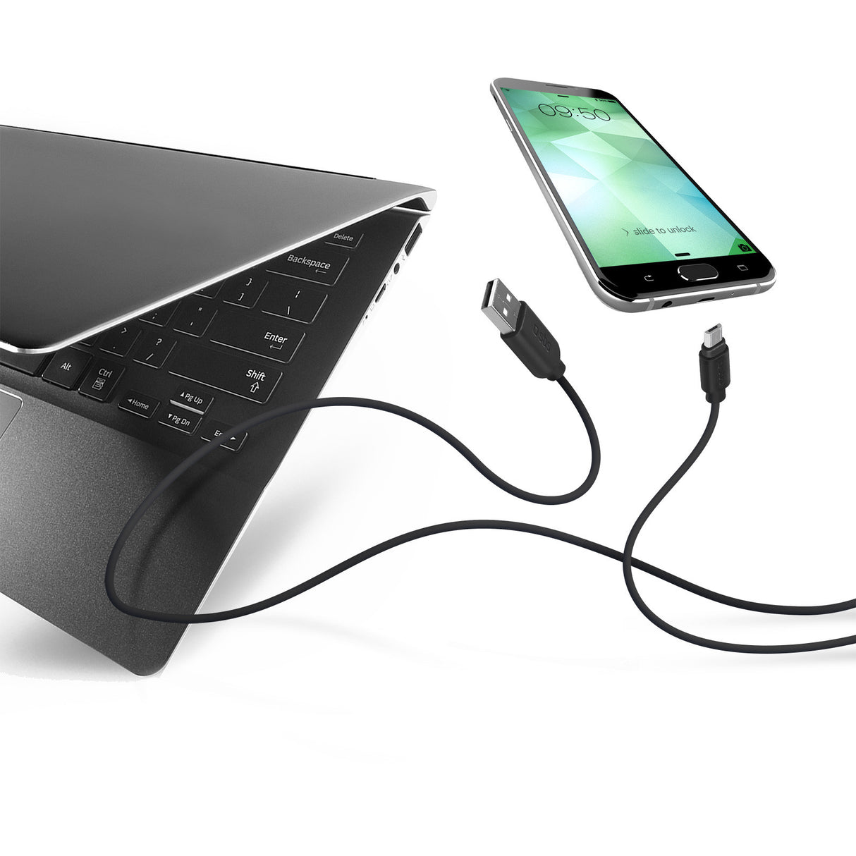 SBS Cavo dati e ricarica USB 2.0 e Micro USB