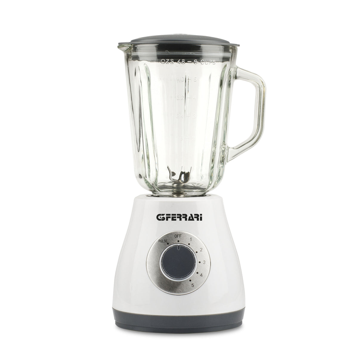 G3 Ferrari G20091 frullatore 1,5 L Frullatore da tavolo 400 W Grigio, Trasparente, Bianco