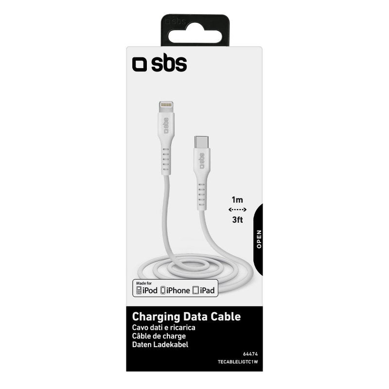 SBS Cavo dati e ricarica USB-C a Lightning