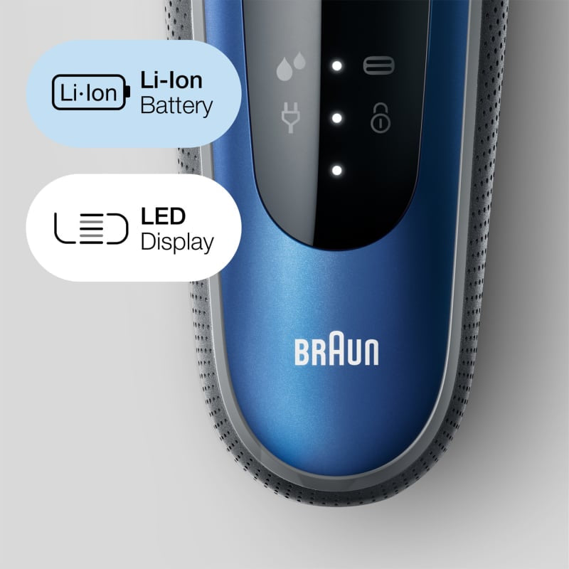 Braun Series 6 Rasoio Trimmer Blu