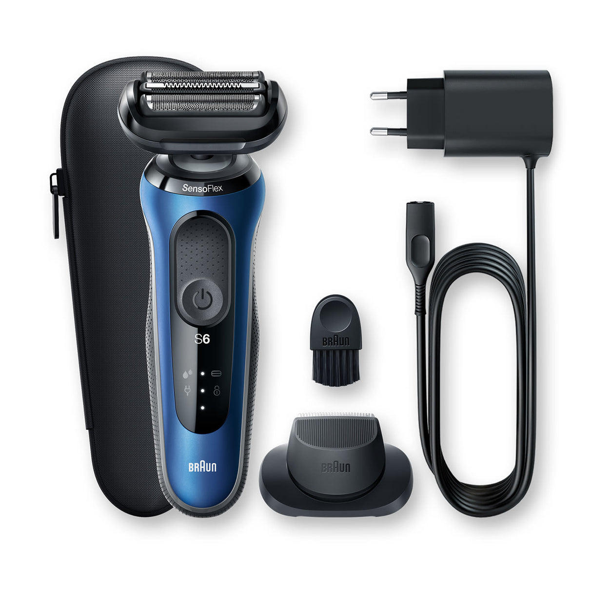 Braun Series 6 Rasoio Trimmer Blu