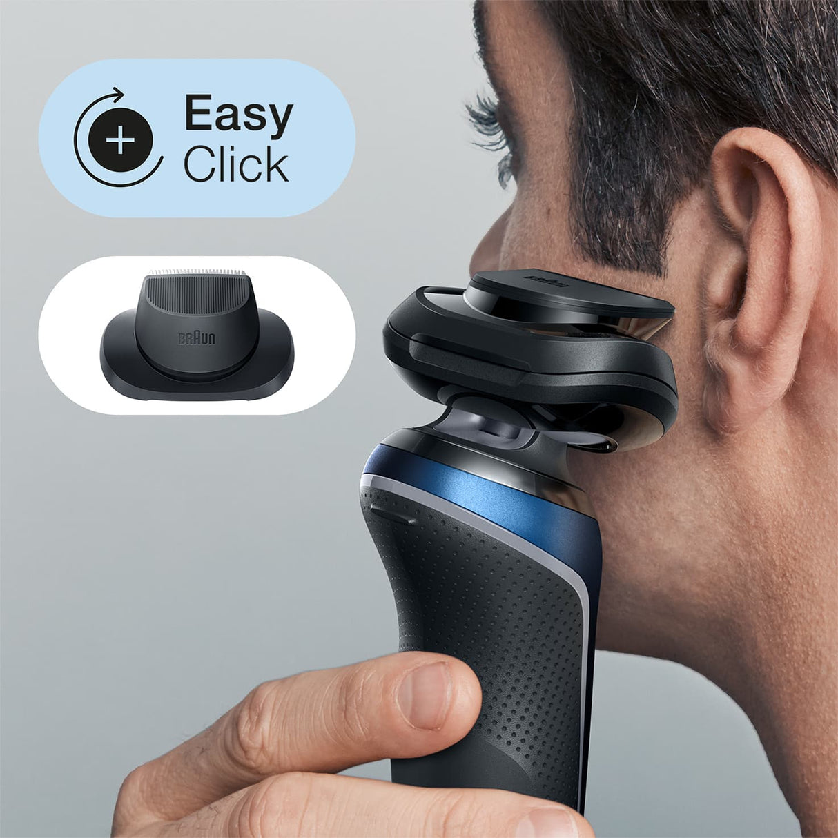 Braun Series 6 Rasoio Trimmer Blu