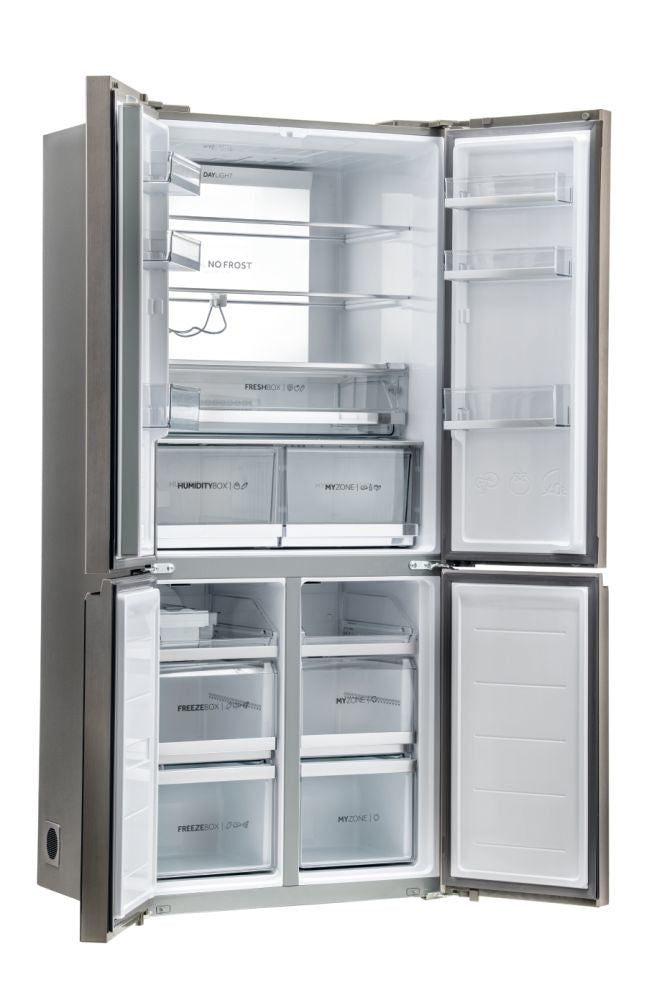 Haier Cube 83 Serie 7 HTF-508DGS7 frigorifero multi-door Libera installazione 537 L F Grigio