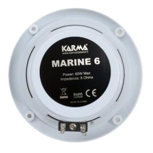 Karma Italiana MARINE 6 altoparlante impermeabile Rotondo 2-vie 60 W 1 pz