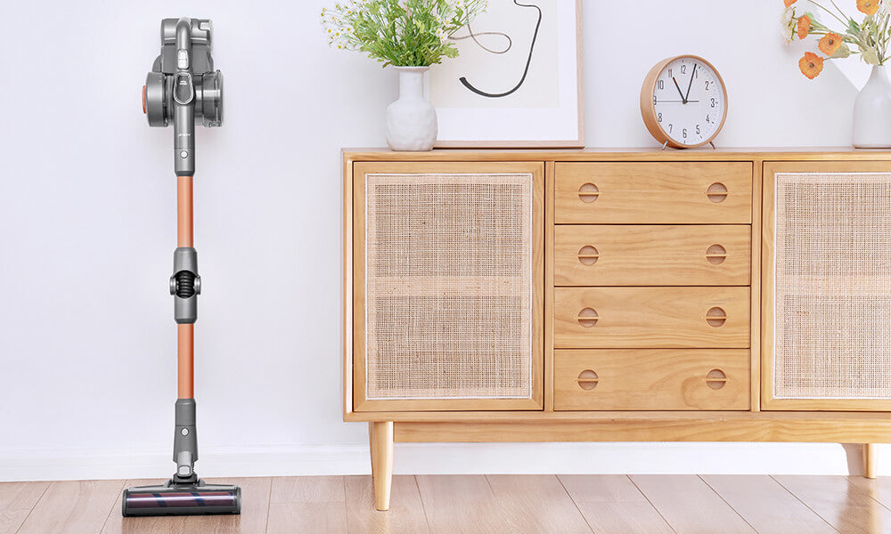 JIMMY H9 Pro aspirapolvere senza filo Oro, Grigio Senza sacchetto