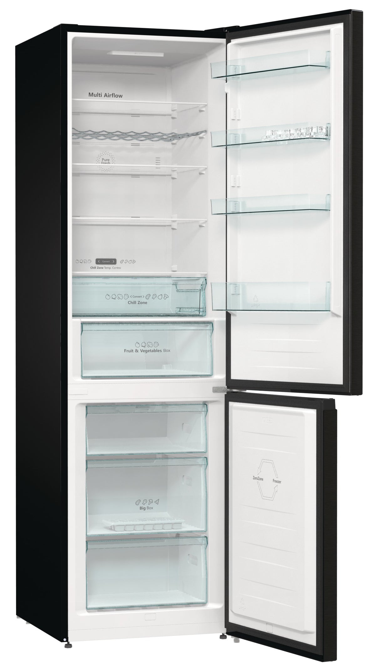 Hisense RB470N4CFD frigorifero con congelatore Libera installazione 361 L B Nero