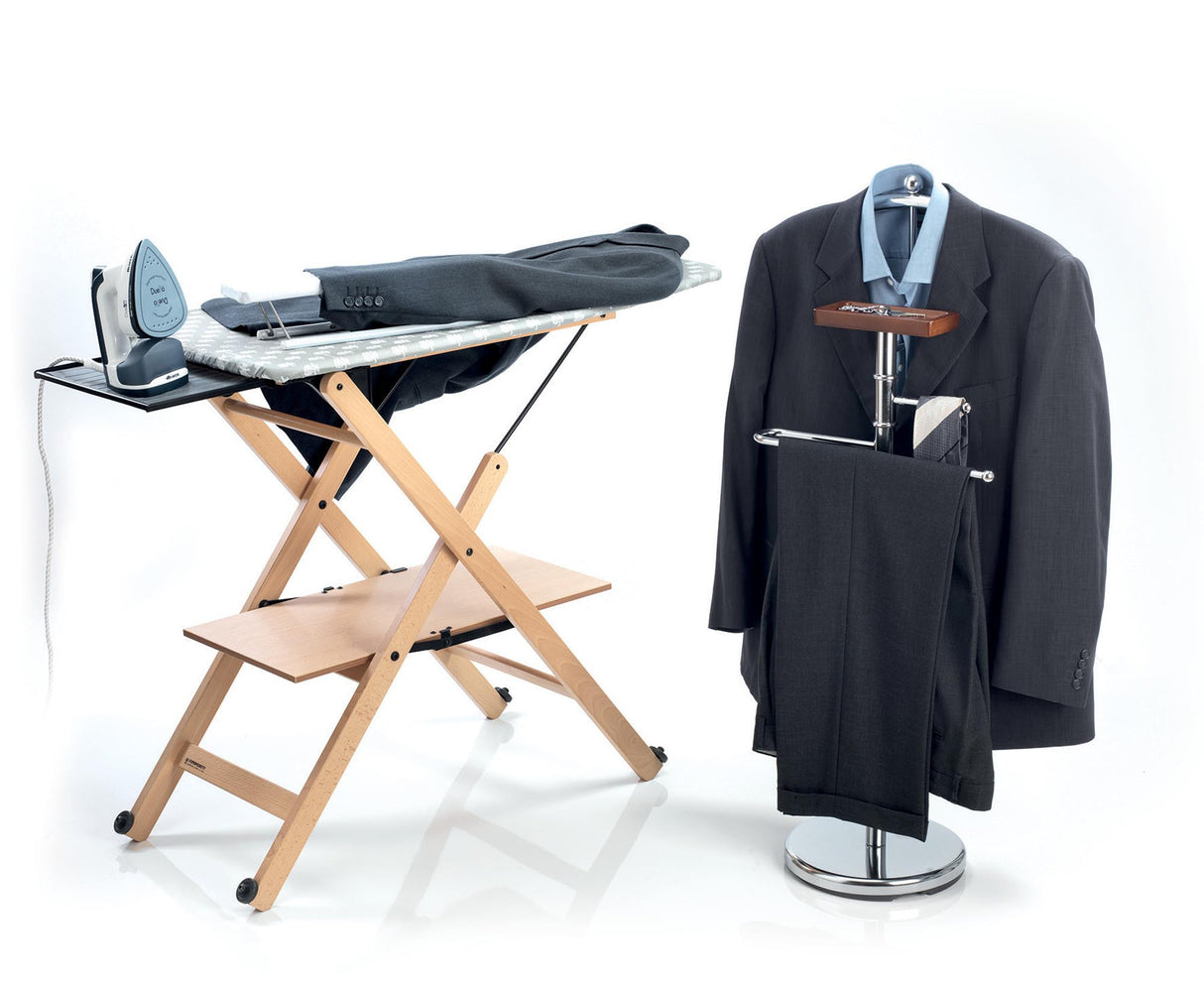 Ariete 6246 Duetto Garment Iron - Stiratrice Verticale e Ferro da Stiro con piastra in Ceramica antiaderente - 1000 Watt - Bianco e Blu