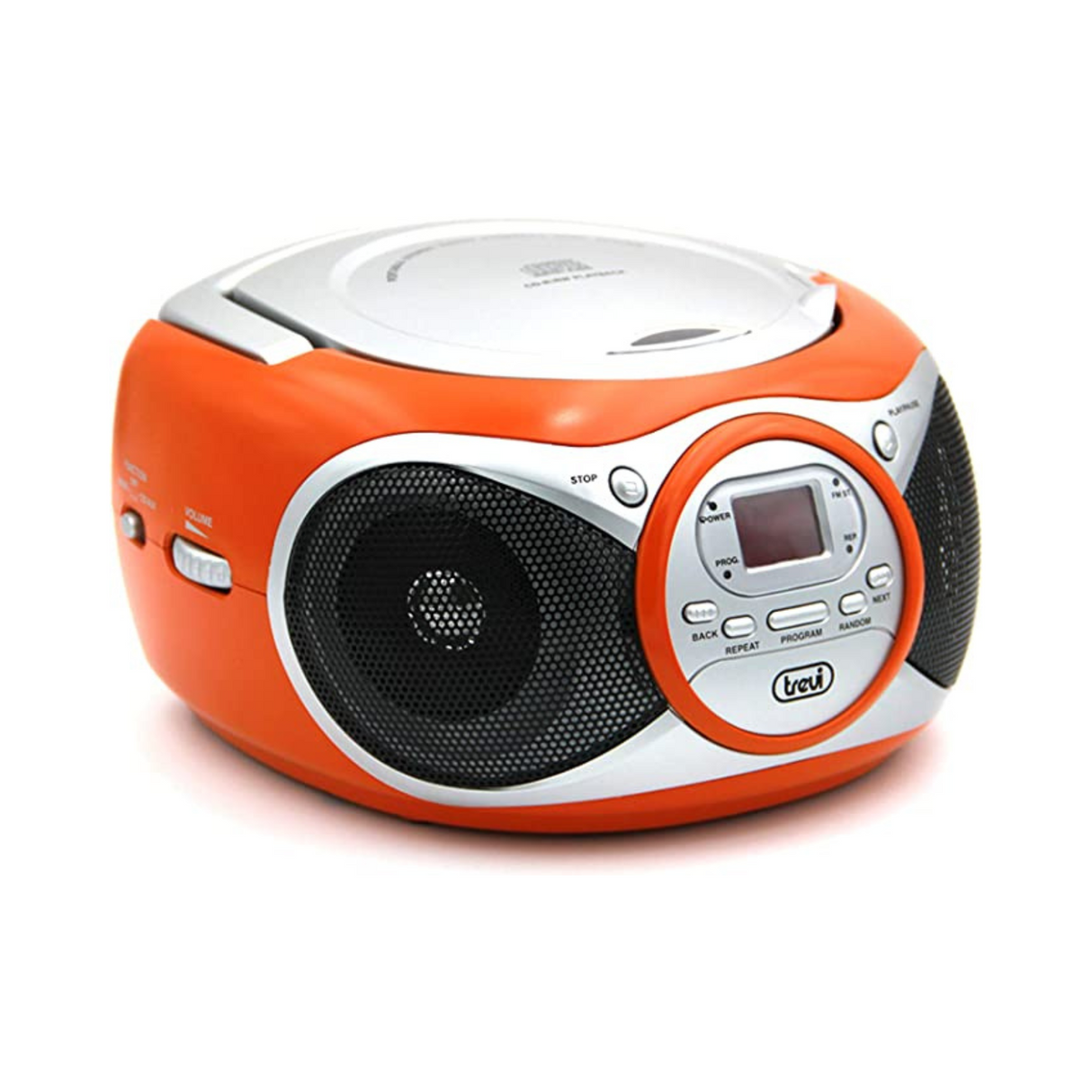 Trevi CD 512 Digitale 6 W AM, FM Arancione, Argento