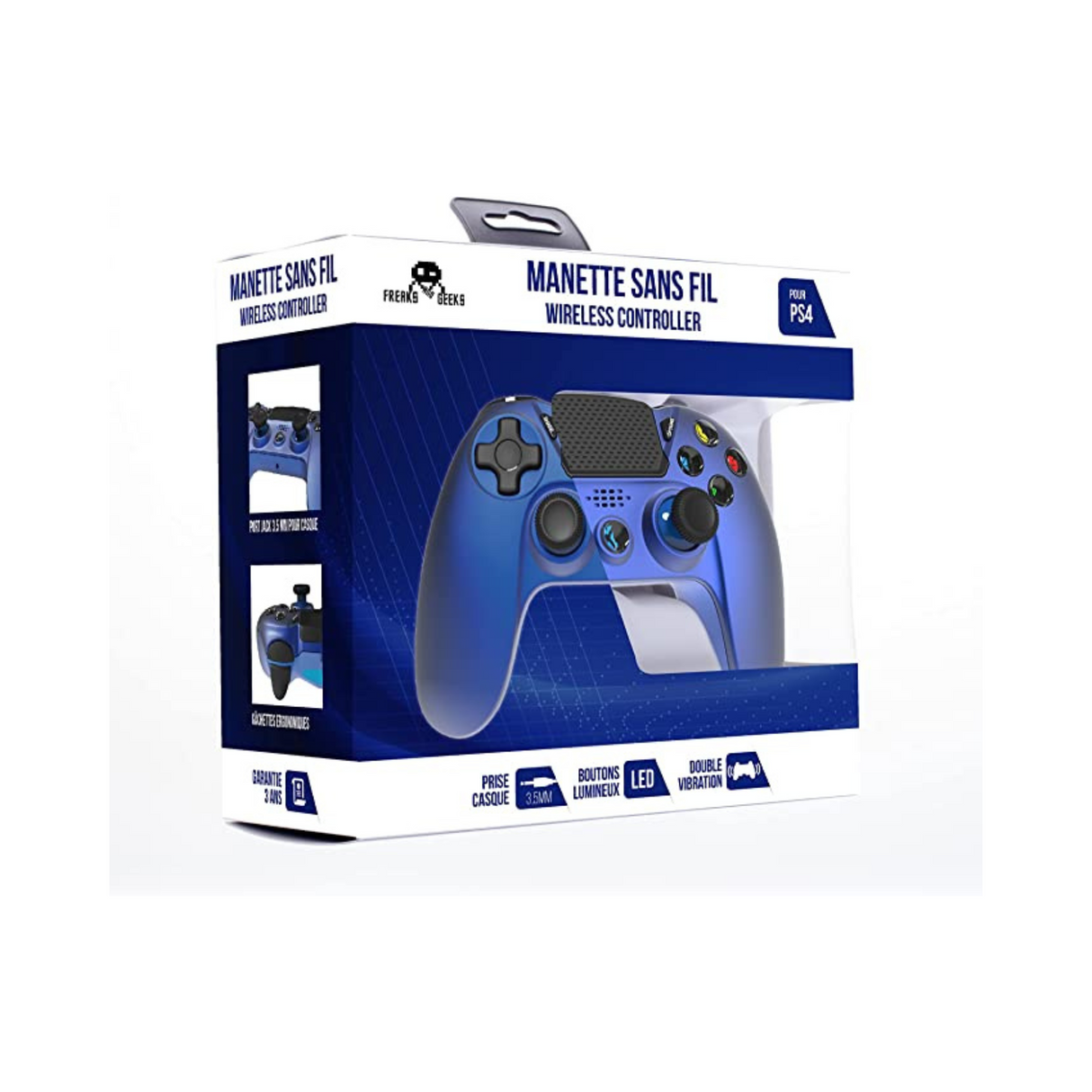 Controller ps4 freaks blue metal