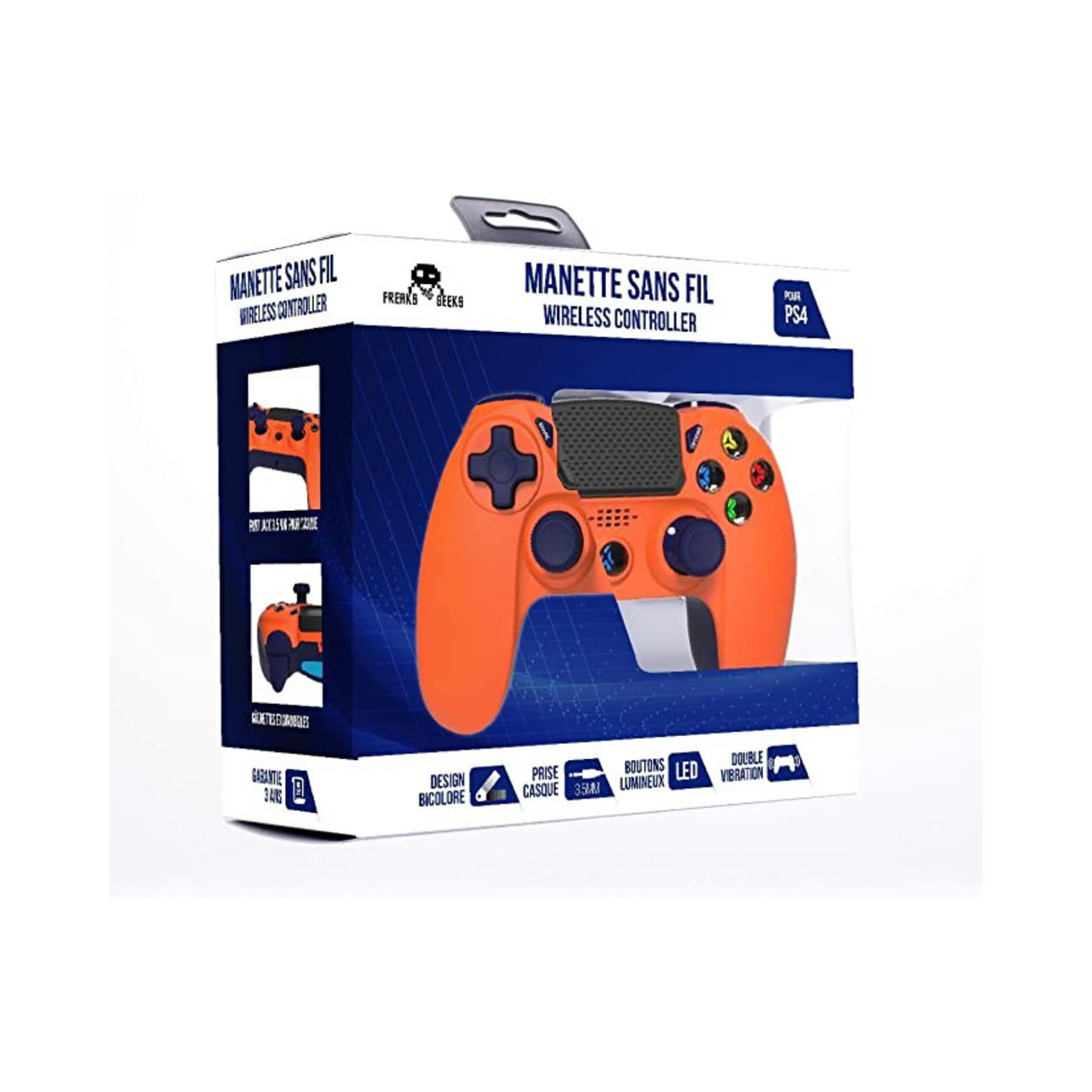 Controller ps4 freaks orange