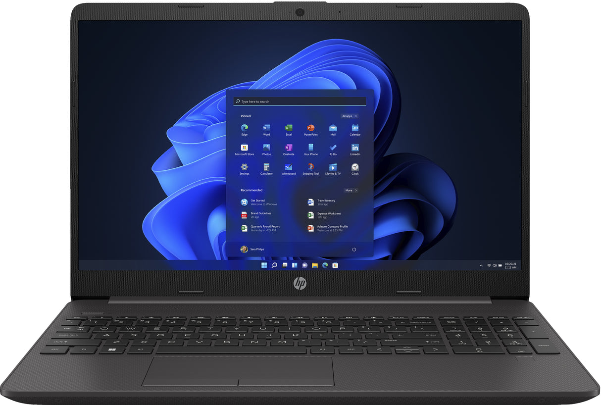 HP 250 G9 Intel® Core™ i5 i5-1235U Computer portatile 39,6 cm (15.6") Full HD 8 GB DDR4-SDRAM 256 GB SSD Wi-Fi 5 (802.11ac) FreeDOS Argento