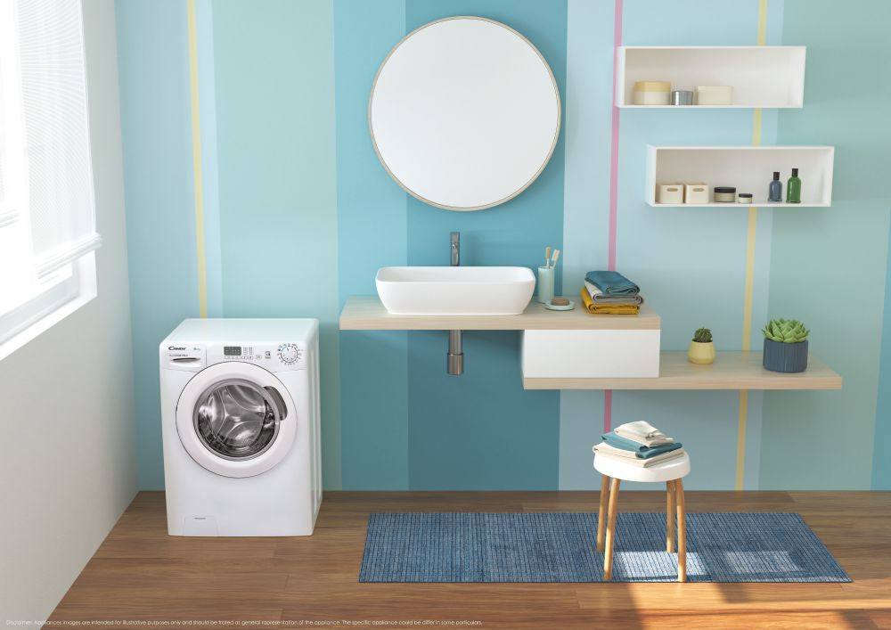 Candy Easy EY 1281DE/1-S lavatrice Caricamento frontale 8 kg 1200 Giri/min Bianco