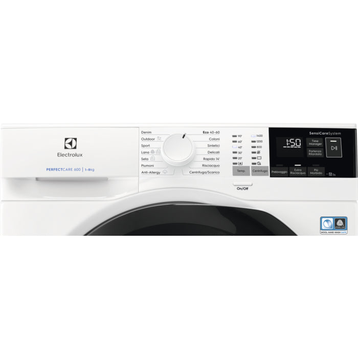 Electrolux EW6FCH484 lavatrice Caricamento frontale 8 kg 1351 Giri/min Bianco