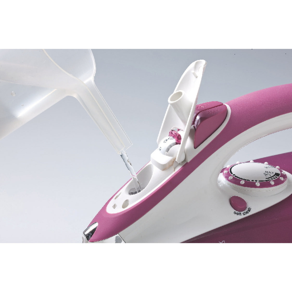 Ariete 6215 Steam Iron 2200W - piastra in acciaio inox - Serbatoio 280 ml - Rosa
