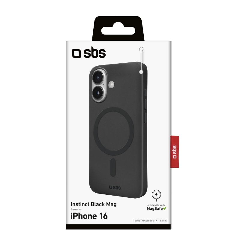 SBS TEINSTMAGIP1661K custodia per cellulare 15,5 cm (6.1") Cover Nero