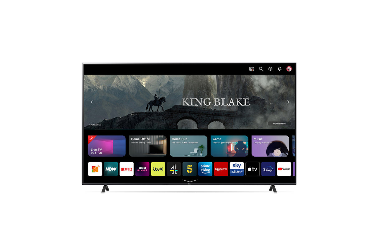 LG UHD 86UR78006LB TV 2,18 m (86") 4K Ultra HD Smart TV Wi-Fi Nero