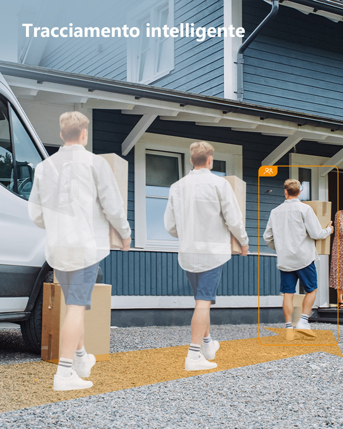 Imou Cruiser 2 Telecamera motorizzata da esterno 2K 3MP con visione notturna a colori