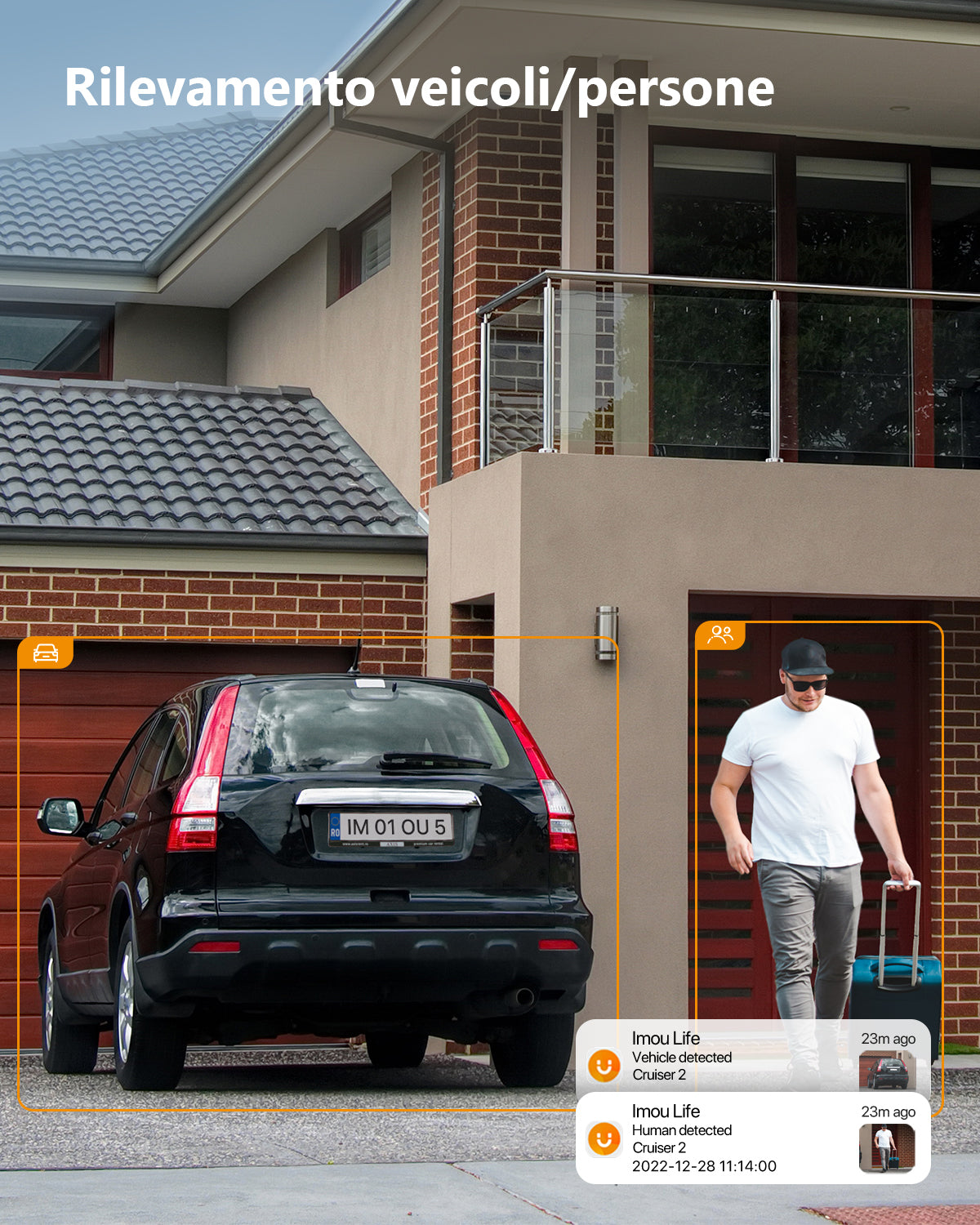 Imou Cruiser 2 Telecamera motorizzata da esterno 2K 3MP con visione notturna a colori