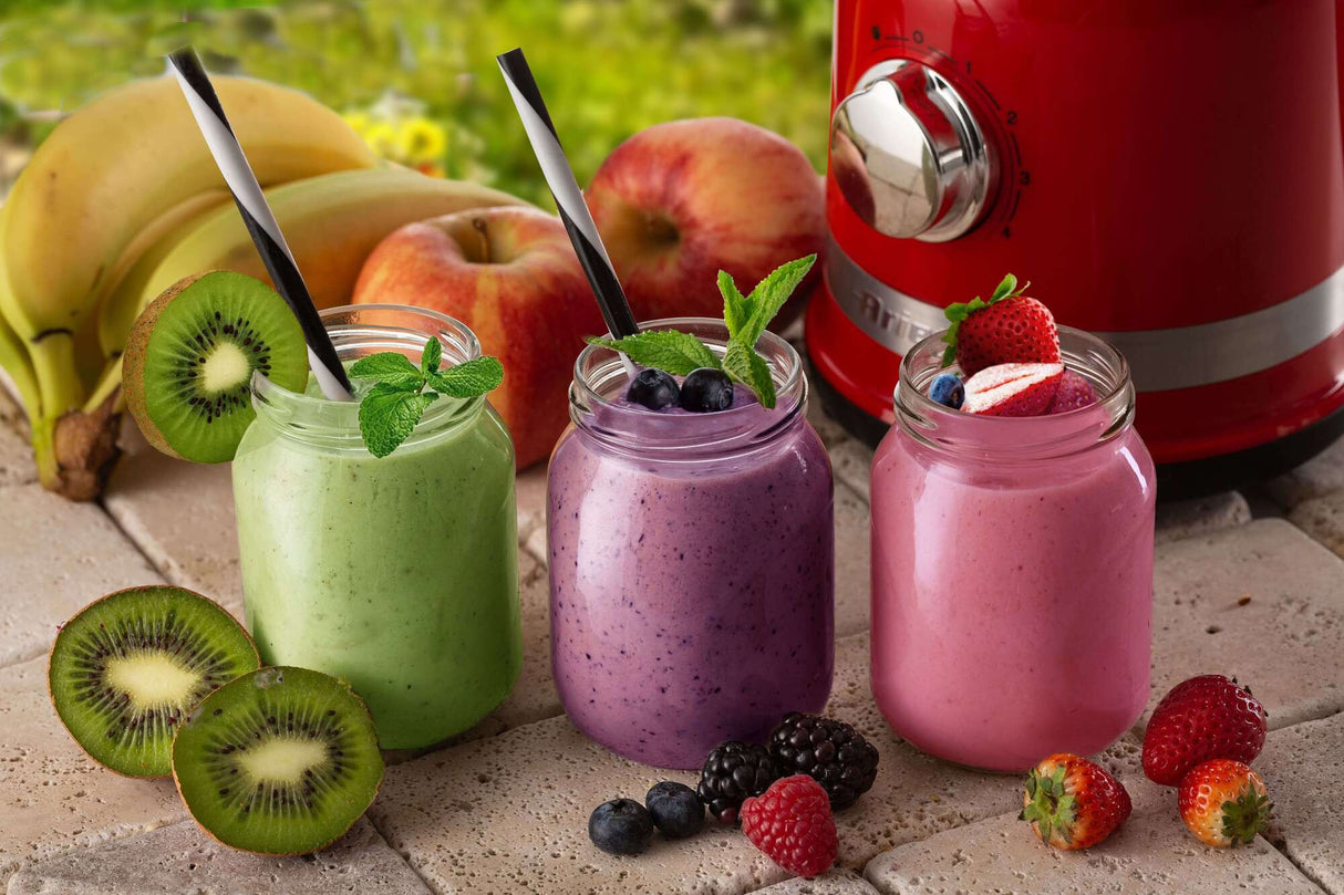 Ariete 585 Frullatore Moderna Rosso - 1000 W - Capacità Tazza Vetro 1,5 L - 4 Velocità - 4 lame