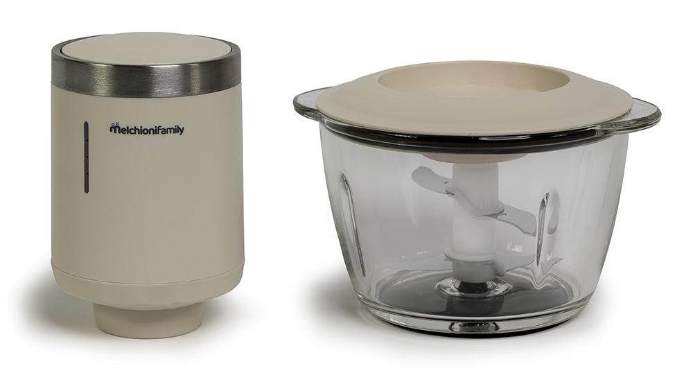 Melchioni 118420041 robot da cucina 200 W 1,2 L Grigio, Trasparente