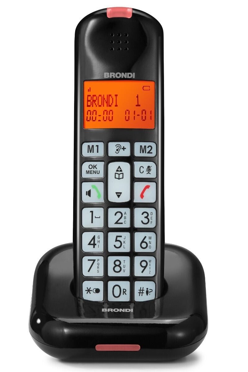 Brondi LOTUS Telefono DECT Nero
