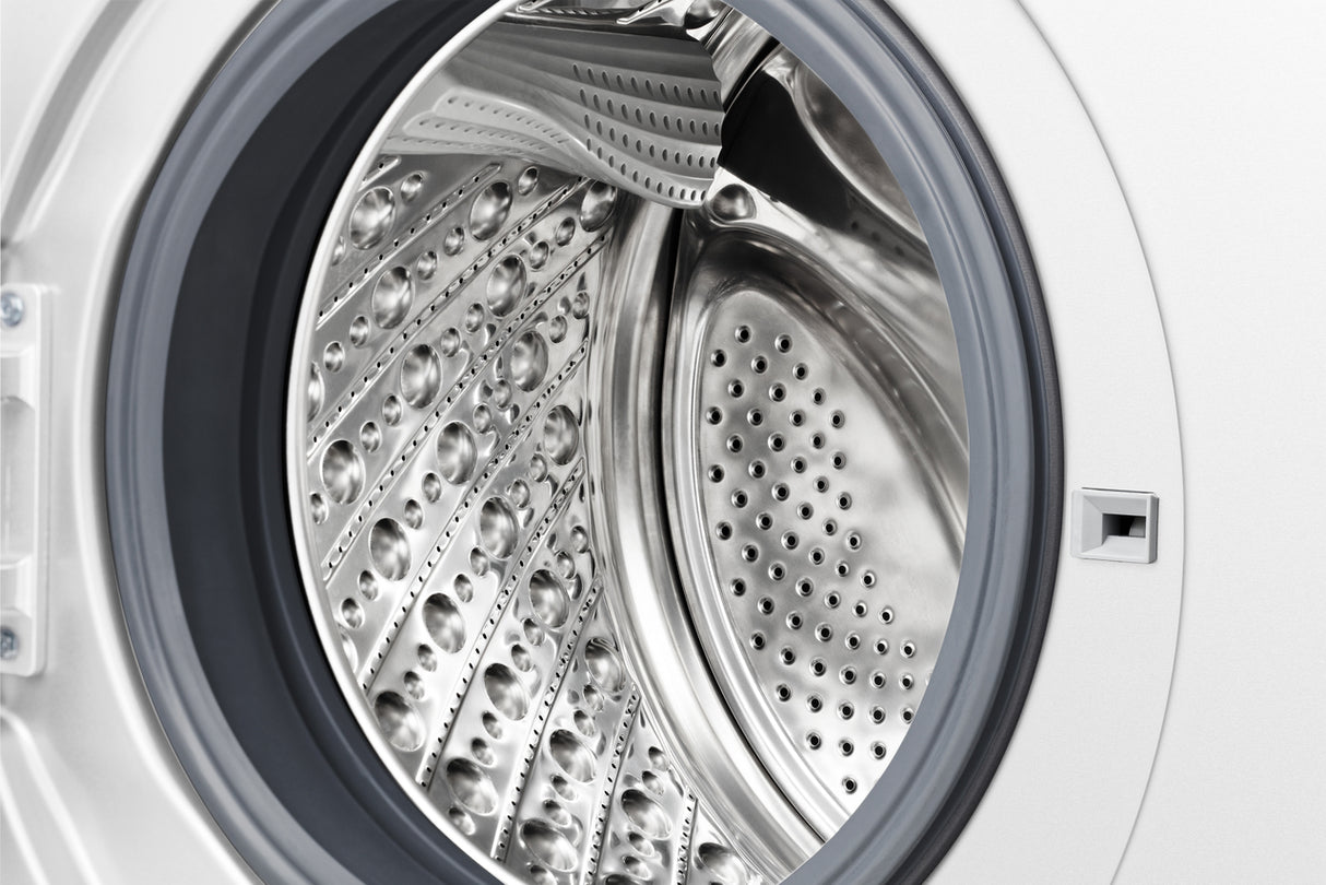 Hyundai WMHN-814ASJ lavatrice Caricamento frontale 8 kg 1400 Giri/min Nero, Bianco