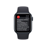 Apple Watch SE GPS + Cellular 40mm Cassa in Alluminio color Mezzanotte con Cinturino Sport Band Mezzanotte - Regular