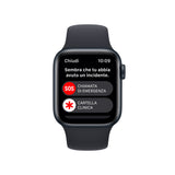 Apple Watch SE GPS + Cellular 40mm Cassa in Alluminio color Mezzanotte con Cinturino Sport Band Mezzanotte - Regular